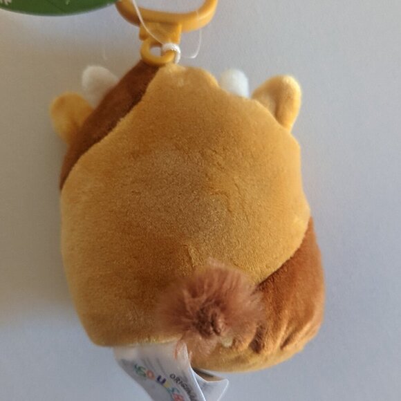 NWT 3.5" Jericho Gingerbread Cow Purse Clip Squishmallows Easter Holiday Foodie - Picture 3 of 5